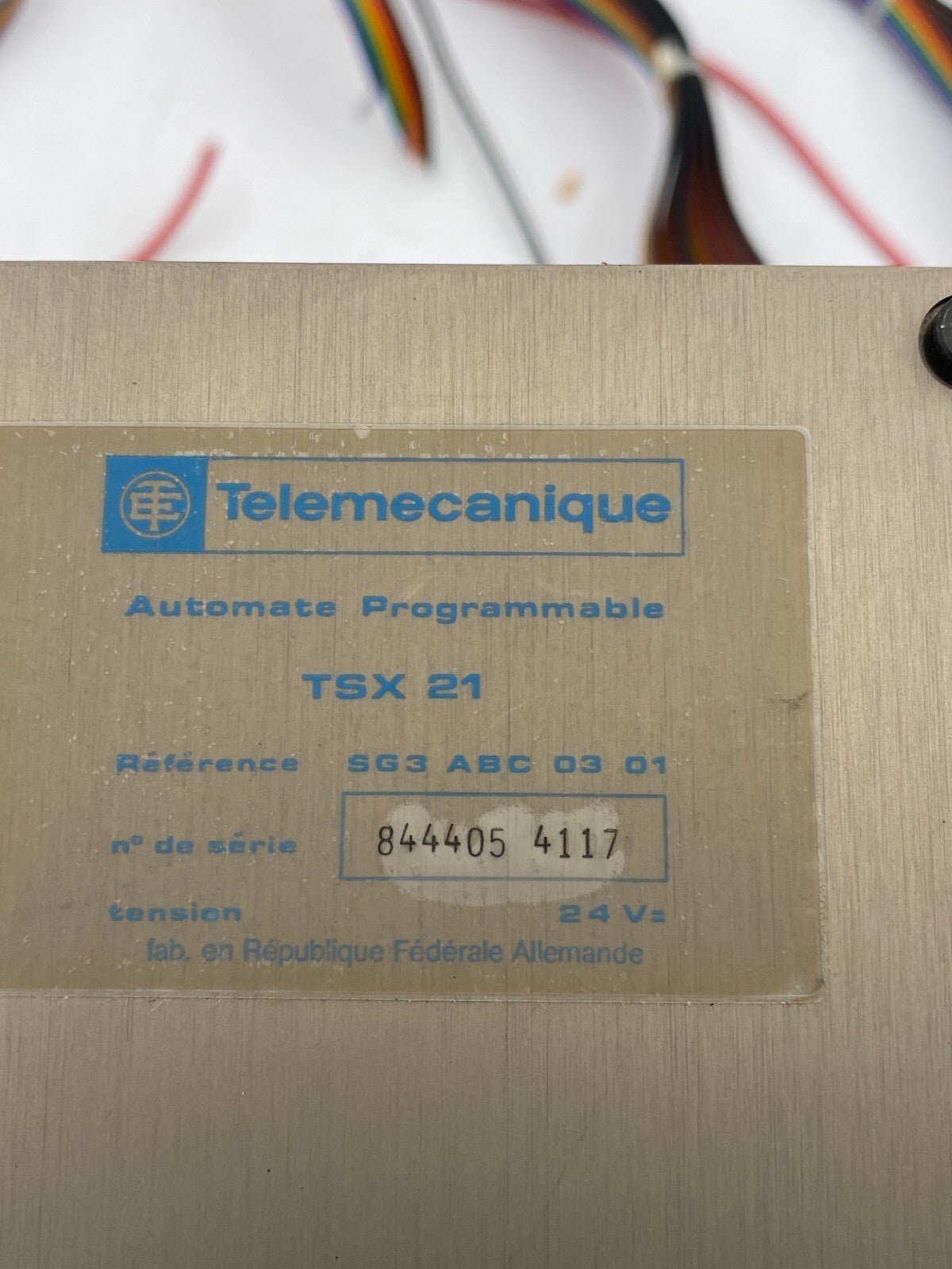 Telemecanique TSX 21 – SG3 ABC 03 01 – Automate Programmable - KLR Automation