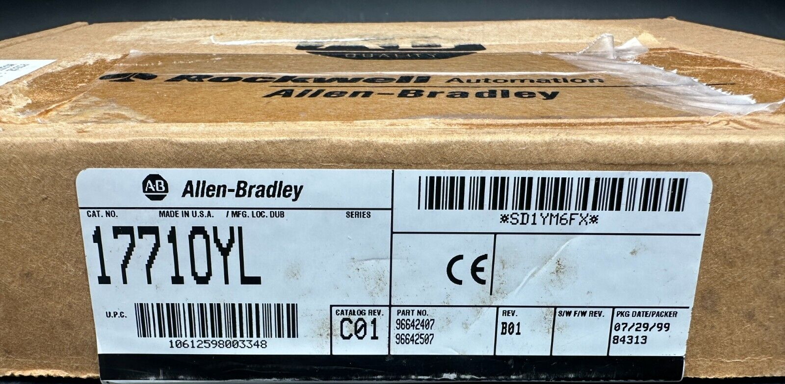 ALLEN-BRADLEY 1771-OYL 0-24V CONTACT OUTPUT MODULE 1771OYL