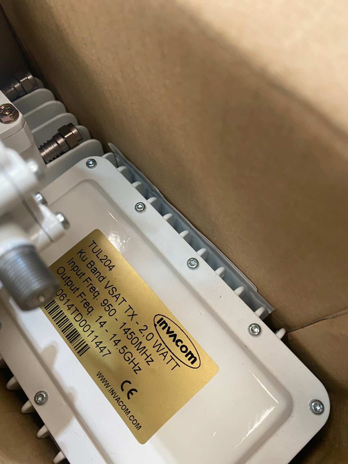 Invacom TUL204 Ku Band VSAT TX - 2,0 Watt satellite TUL 204