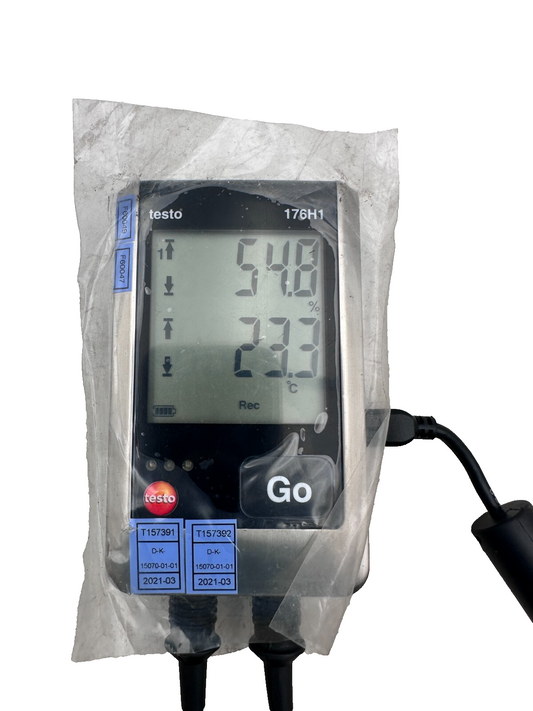 TESTO 176H1 05721765 + 2 SONDES ENREGISTREUR DE DONNEES DE TEMPERATURE