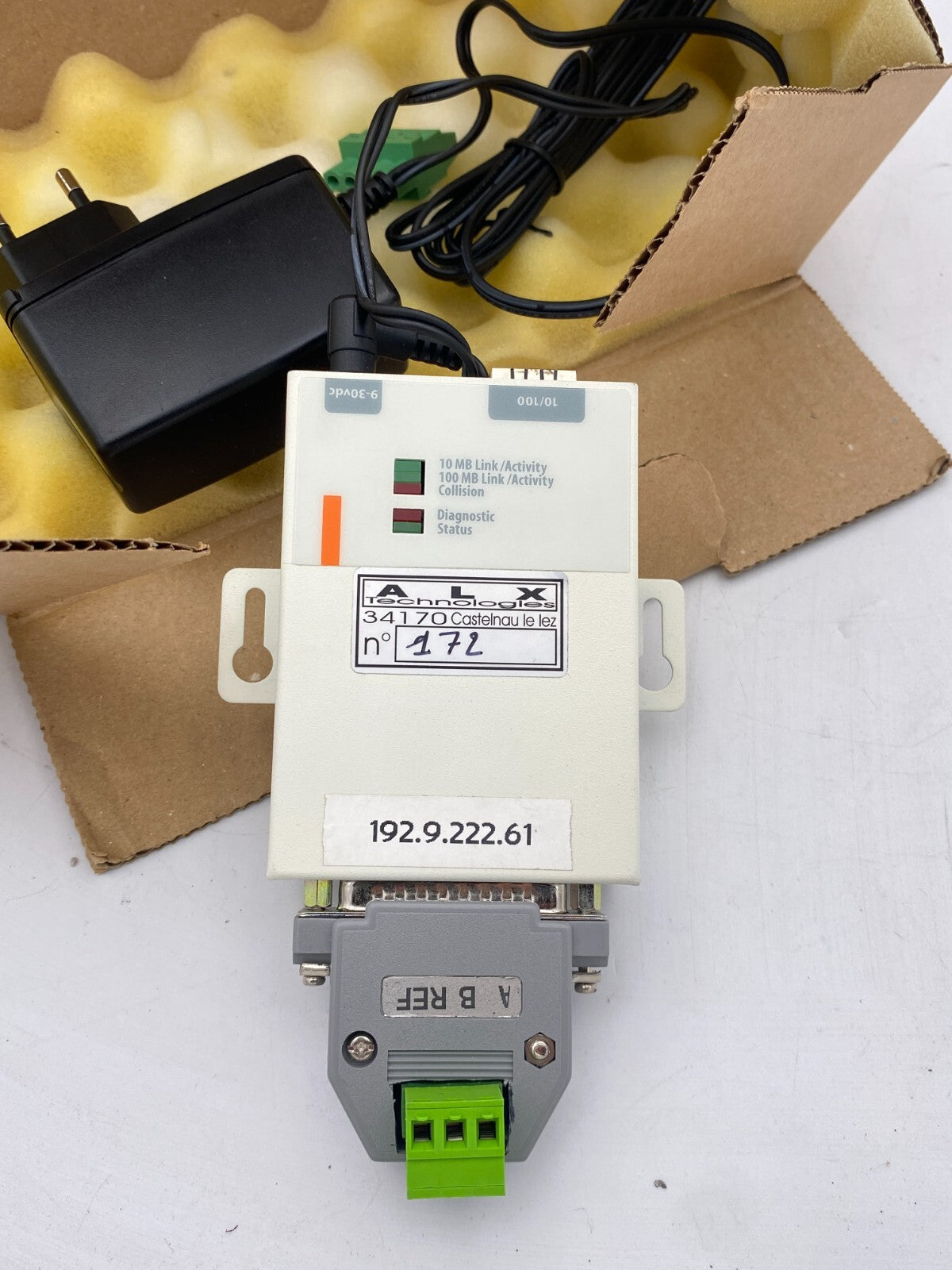 Lantronix   Device Server Ethernet External Module Terminal UDS100-02