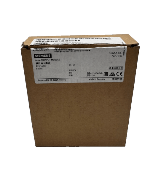 SIEMENS 6ES7331 - 7HF01 - 0AB0 ANALOG INPUT MODULE SM331 - KLR Automation