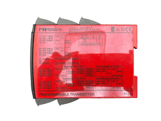 PR ELECTRONICS 5114A PROGRAMMABLE TRANSMITTER - KLR Automation