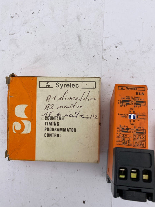 1pc x SYRELEC BLS COUNTING TIMING PROGRAMMATOR CONTROL 10 - 260V - KLR Automation