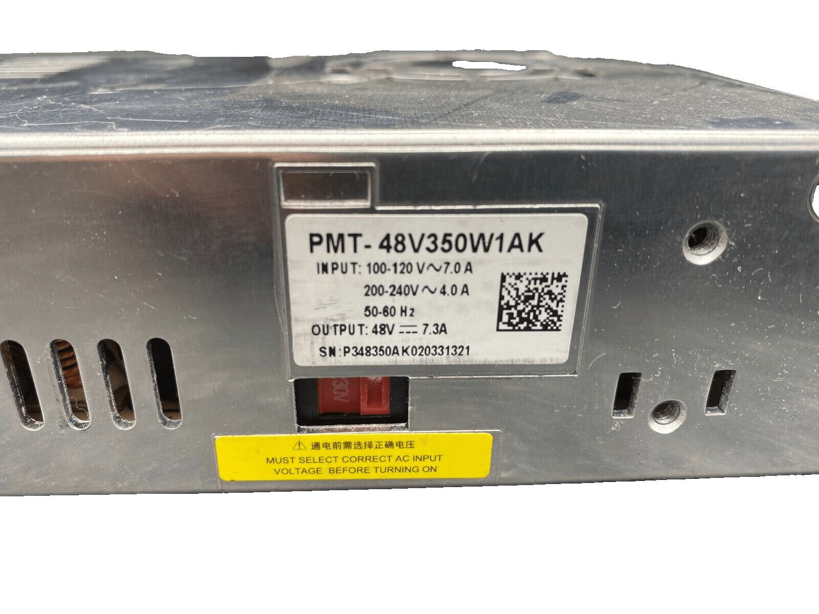 DELTA PMT - 48V350W1AK 100 - 120V 7.0A POWER SUPPLY - KLR Automation