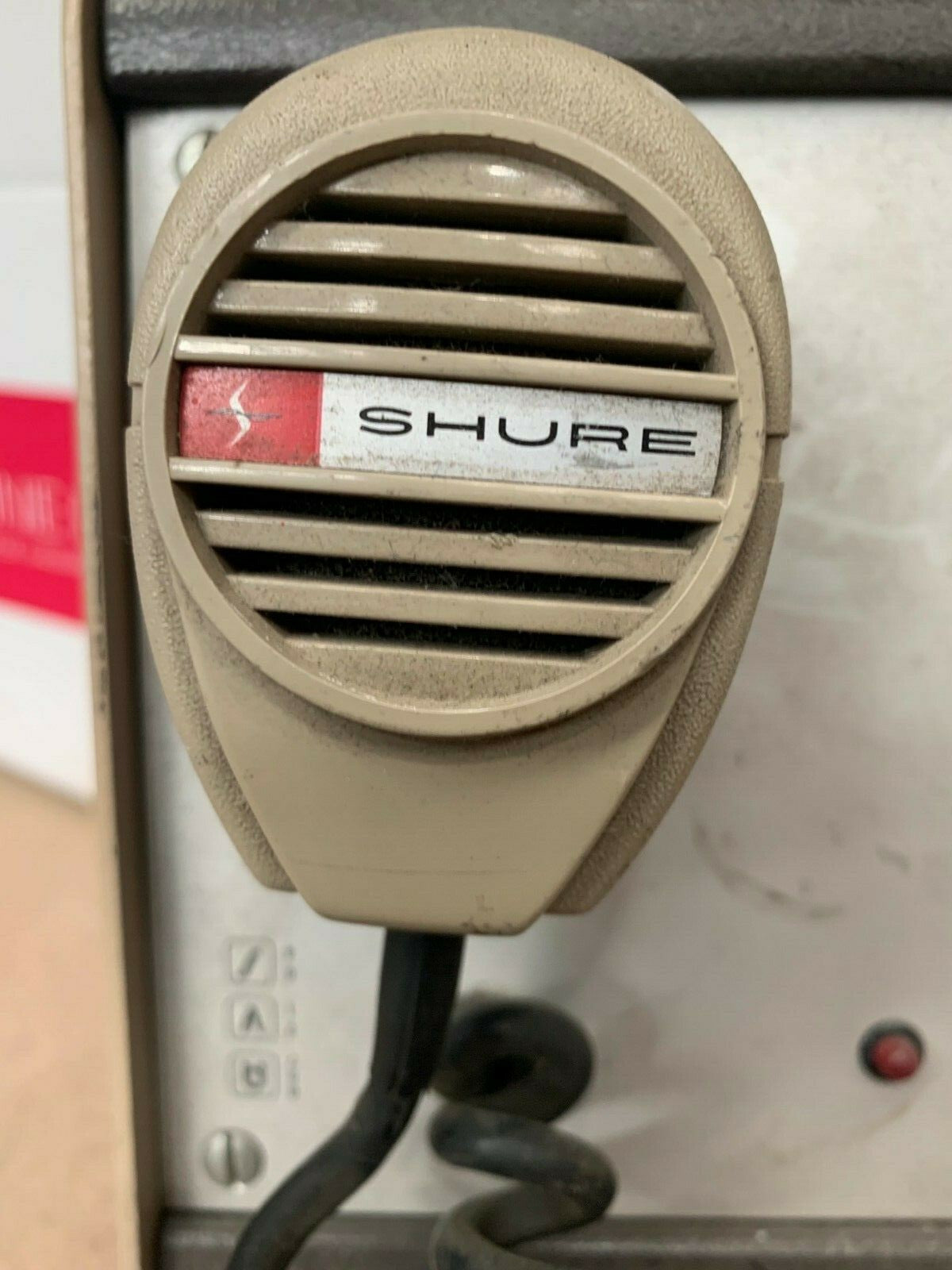 OLD RARE lot de 2  AVS  Radio SHURE Microphone CB-43 & CB-45 Broadcast