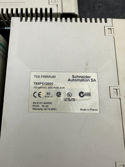 1pc x Schneider TSXPSY2600 Power Supply Module 100/240VAC 26W - KLR Automation