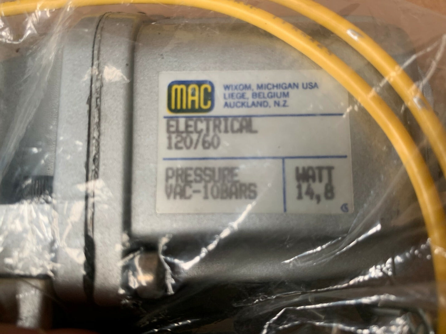 Mac Valve 531F-01-2 New Old Stock