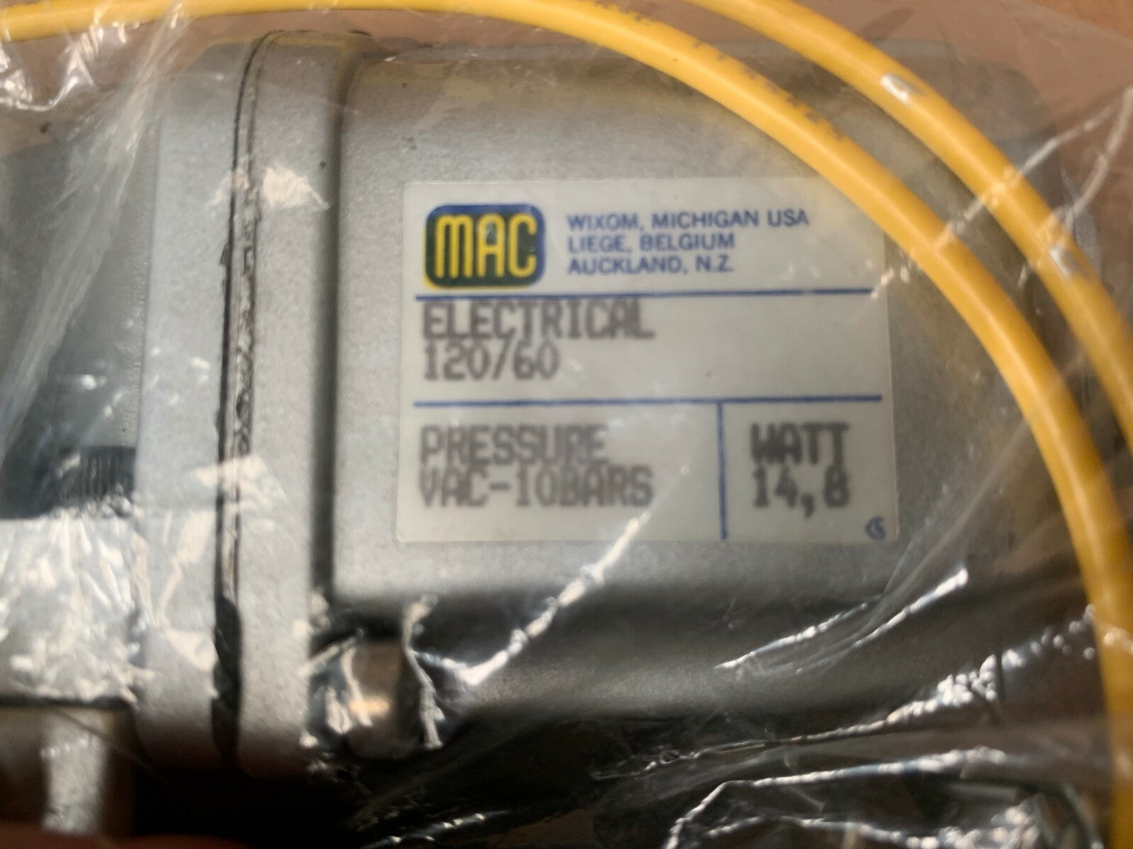 Mac Valve 531F-01-2 New Old Stock