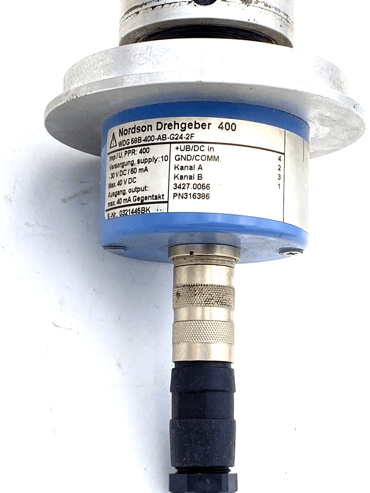 NORDSON 400 wdg 58b - 400 - ab - g24 - 2f. encoder - KLR Automation