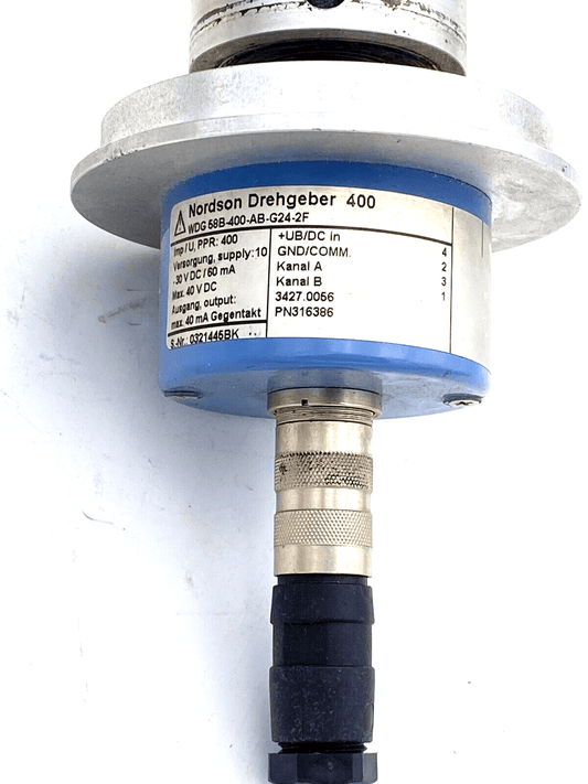 NORDSON 400 wdg 58b - 400 - ab - g24 - 2f. encoder - KLR Automation