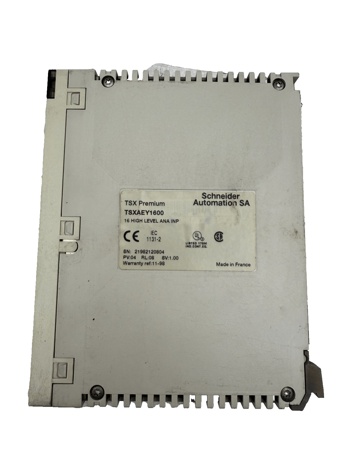 SCHNEIDER ELECTRIC TSXAEY1600 16 HIGH LEVEL ANA INP x1pc - KLR Automation