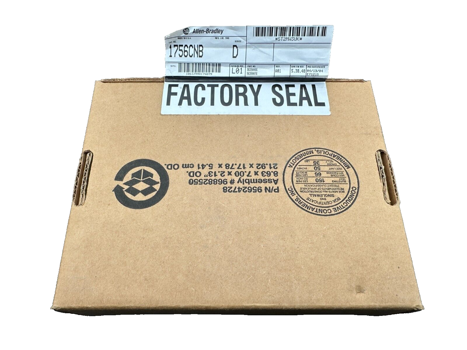 ALLEN-BRADLEY 1756CNB SERIE D REV L01