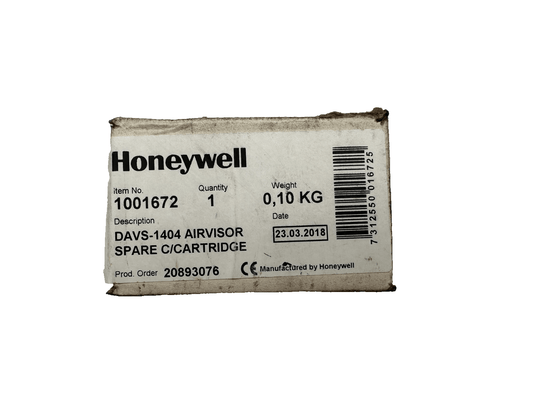 HONEYWELL 1001672 DAVS - 1404 AIRVISOR SPARE C/CARTRIDGE - KLR Automation