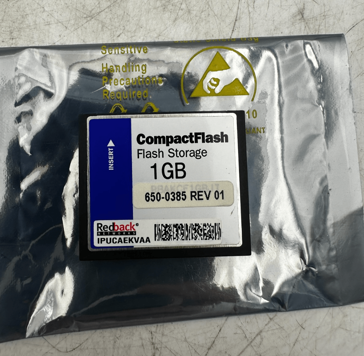COMPACTFLASH REDBACK IPUCAEKVAA FLASH STORAGE 1GB x8pc - KLR Automation