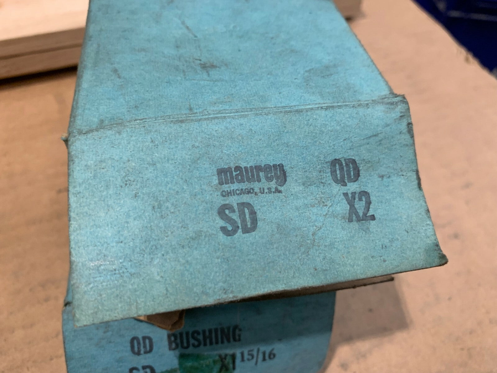  Old Stock New  2pc x DODGE, QD BUSHING, SD X 1-15/16", 1-15/16" BORE Maurey