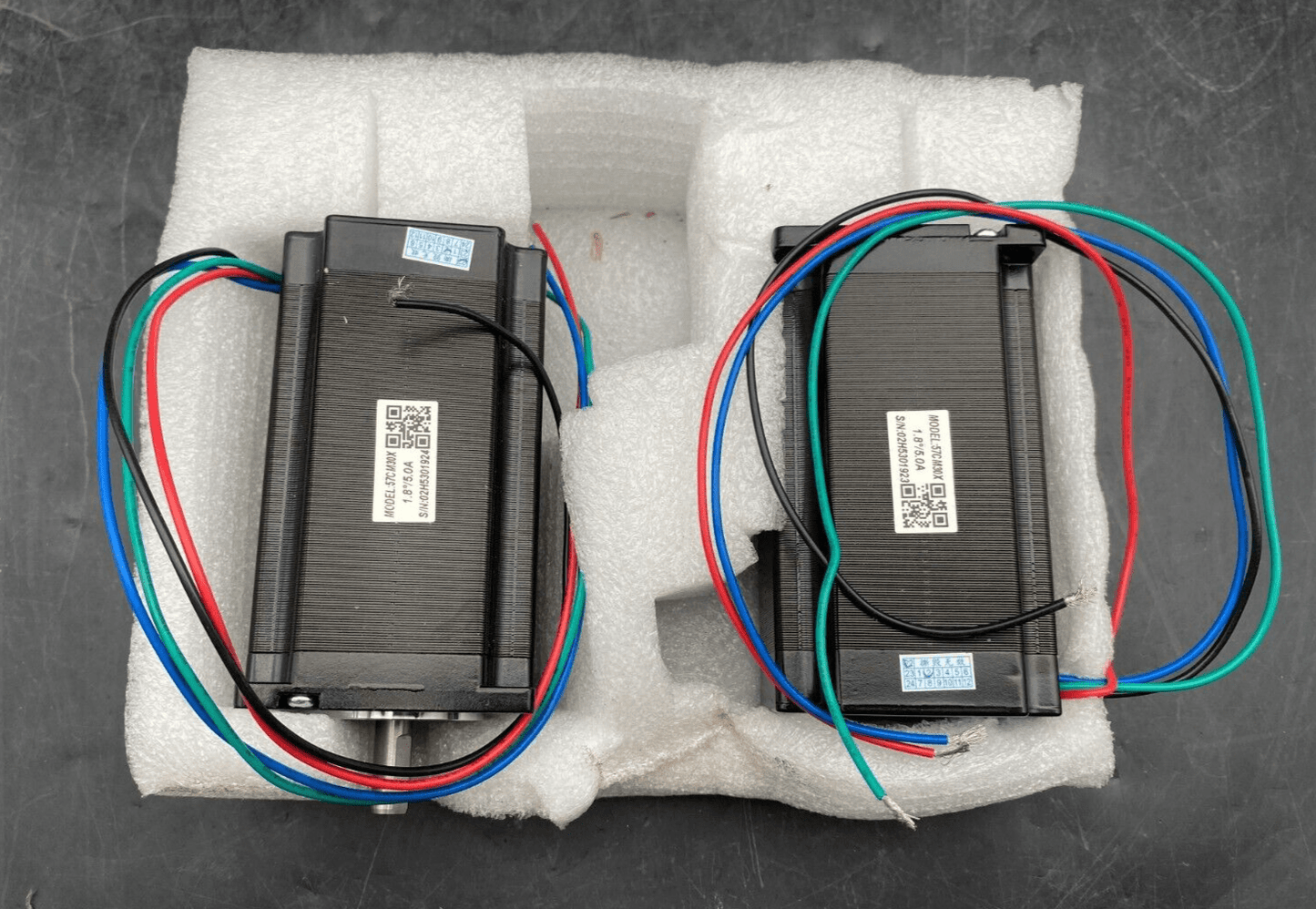 57CM30X 1.8° 5.0A STEPPER MOTOR x1pc - KLR Automation