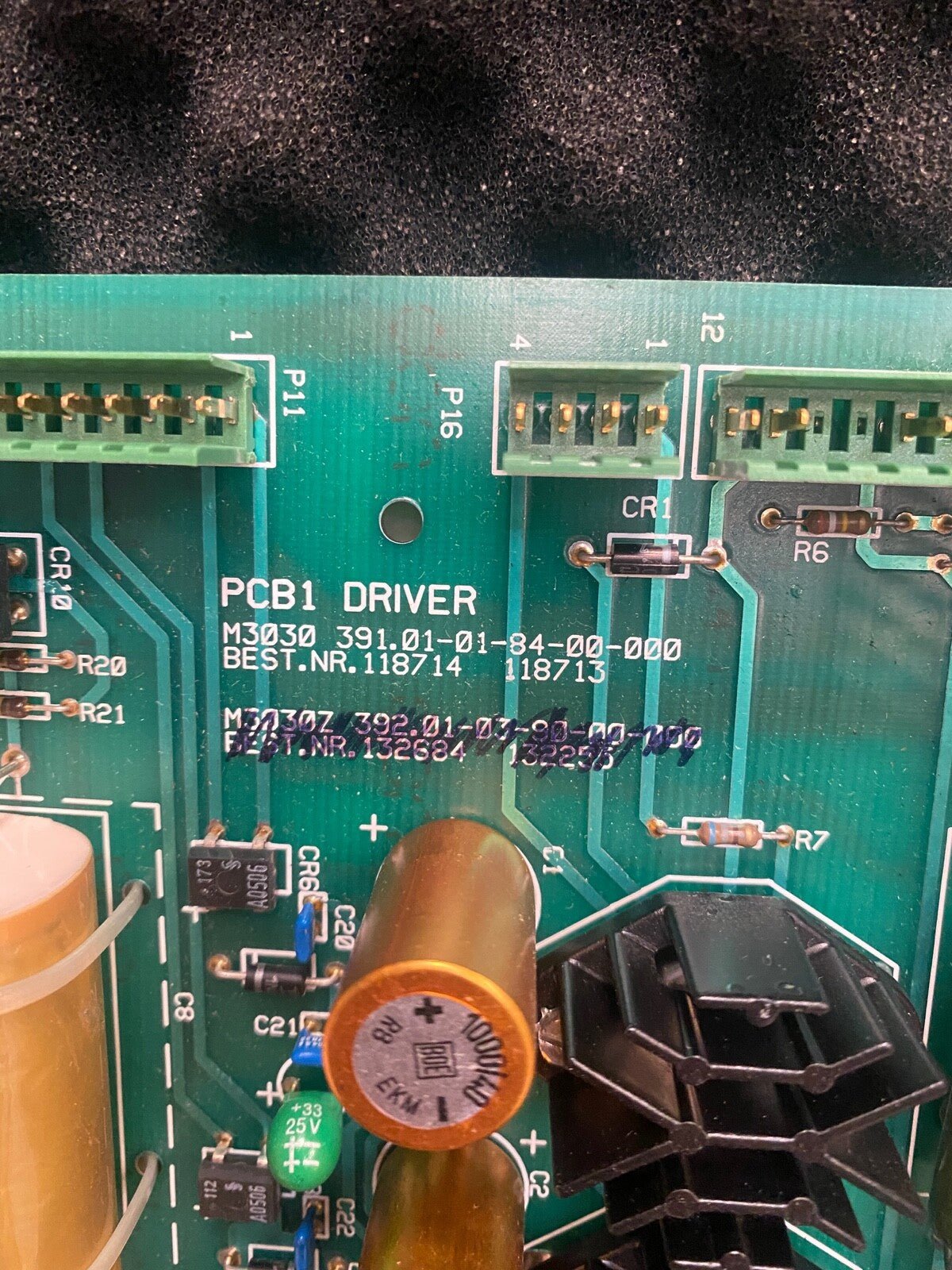 PCB 1 DRIVER BOARD B011 - 8714 M3030 391.01 - 01 - 84 - 00 - 000. 118714 118713 PCB1 - KLR Automation