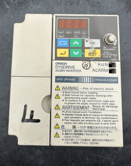 OMRON 3G3MV - A4007 SYSDRIVE 3G3MV INVERTER 400V 3PHASE 0.55kW - KLR Automation