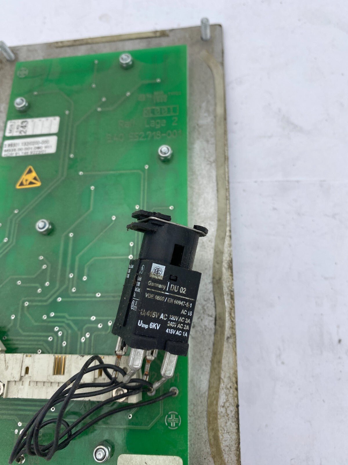 1pc x OPERATOR PANEL ID25963 + KL001 RAFI LAGE 2 5.40 552.718 - 001 HDM 91.146.922 - KLR Automation