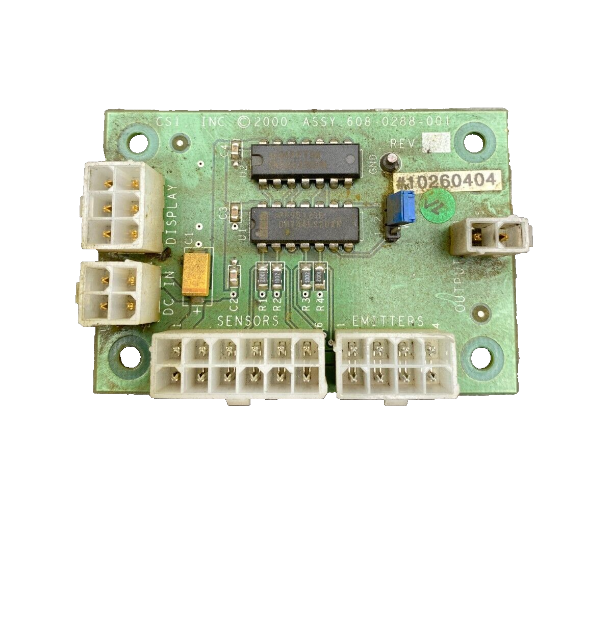 CSI DELARUE CASH SYSTEMS 608-0288-001 608-0287-001 PCB BOARD
