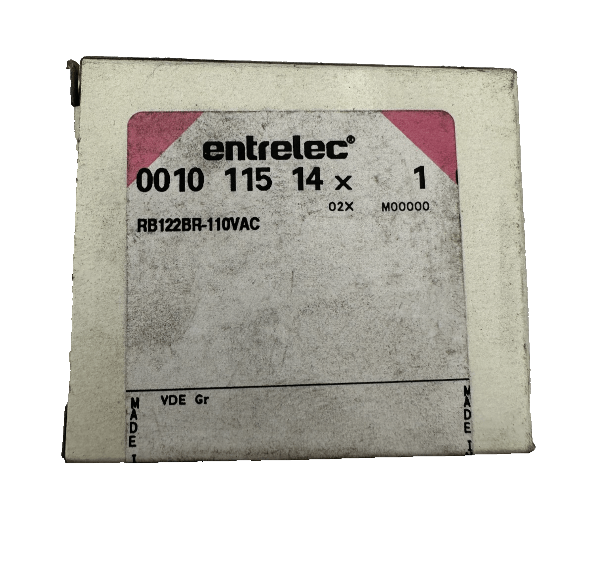 ENTRELEC 10 115.14 RB122BR - 110VAC RELAIS DOUBLE POLE x6pc - KLR Automation