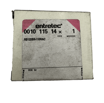 ENTRELEC 10 115.14 RB122BR - 110VAC RELAIS DOUBLE POLE x6pc - KLR Automation
