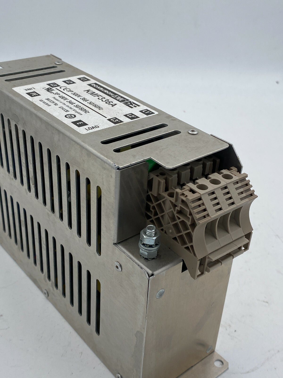 KMF336A Three Phase Mains Filter - KLR Automation