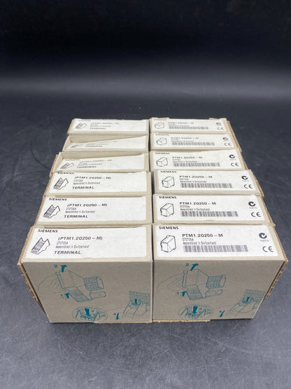 1pc x SET OF SIEMENS PTM1.2Q250 - M MODULE + TERMINAL - KLR Automation