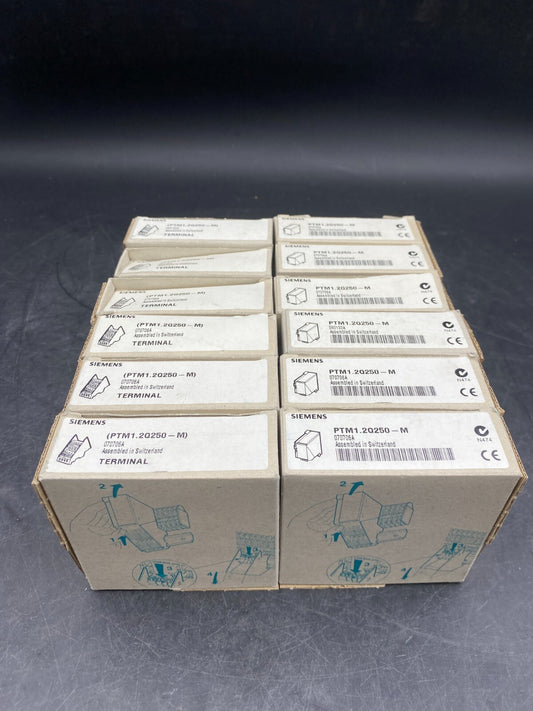 1pc x SET OF SIEMENS PTM1.2Q250 - M MODULE + TERMINAL - KLR Automation