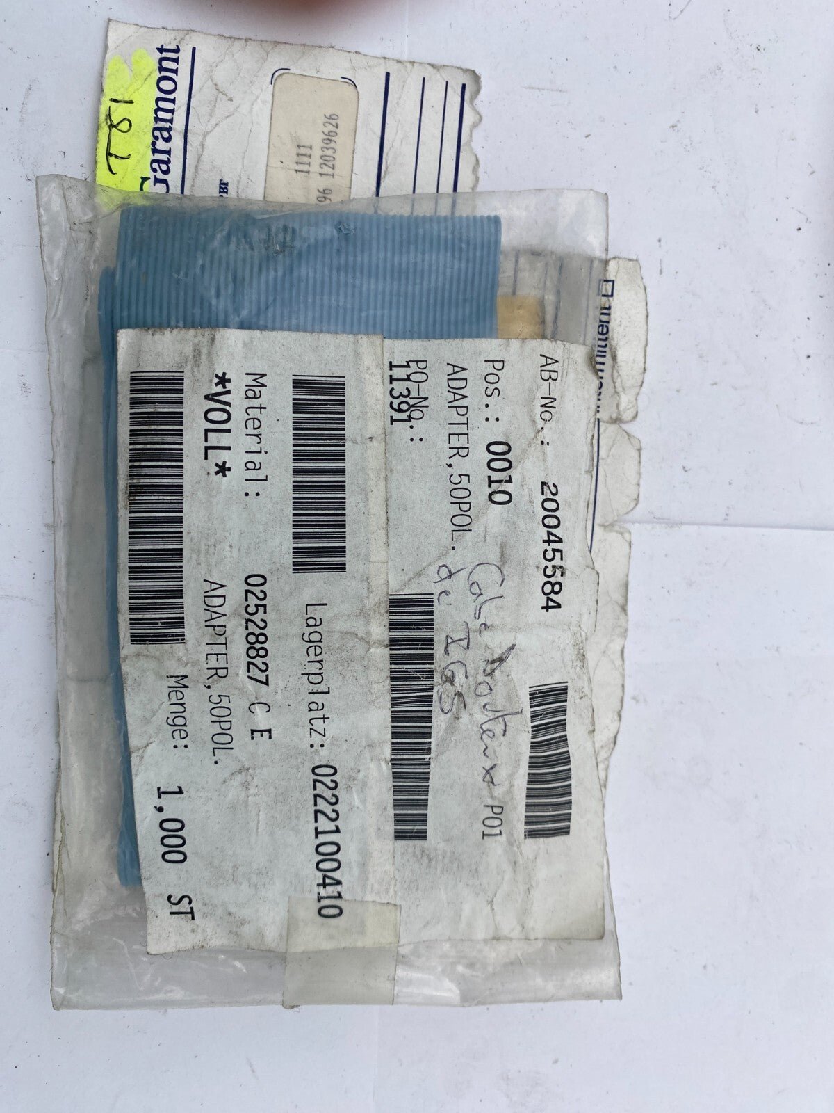 1pc x LYNOTYPE - HELL 02528827 ADAPTER 50 POL - KLR Automation