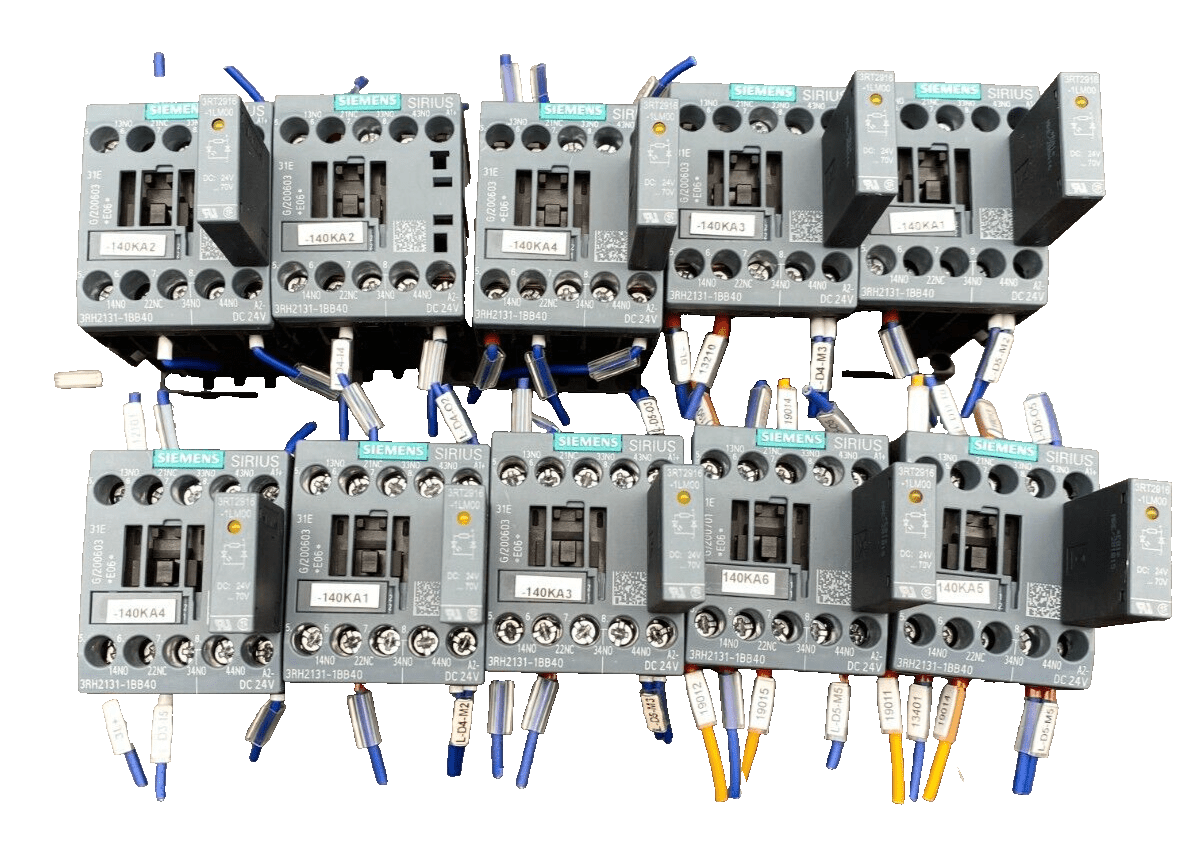 SIEMENS 3RH2131 - 1BB40 CONTACTOR RELAY x10pc - KLR Automation