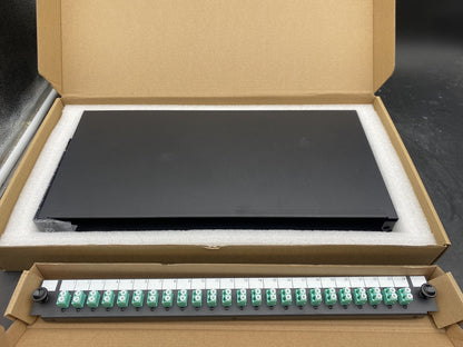PLATINE RESEAUX TIROIR 24 LC DUPLEX MULTIMODE OM3 x1pc - KLR Automation