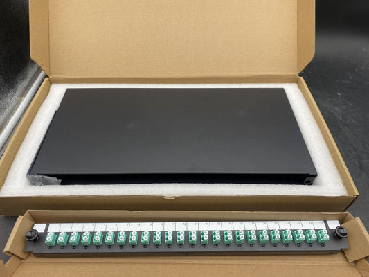 PLATINE RESEAUX TIROIR 24 LC DUPLEX MULTIMODE OM3 x1pc - KLR Automation