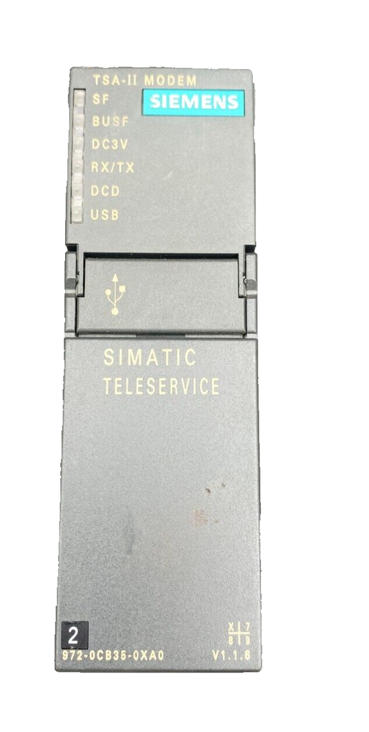 SIEMENS 6ES7972-0CB35-0XA0 SIMATIC TELESERVICE TSA-II MODEM x2pc
