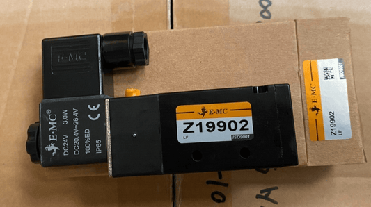 EMC RV5221 - 08E4 Z19902 SOLENNOID SIMPLE RV 5/2 + XHD - V2 - E1 Z19421 BOBINE x2pc - KLR Automation