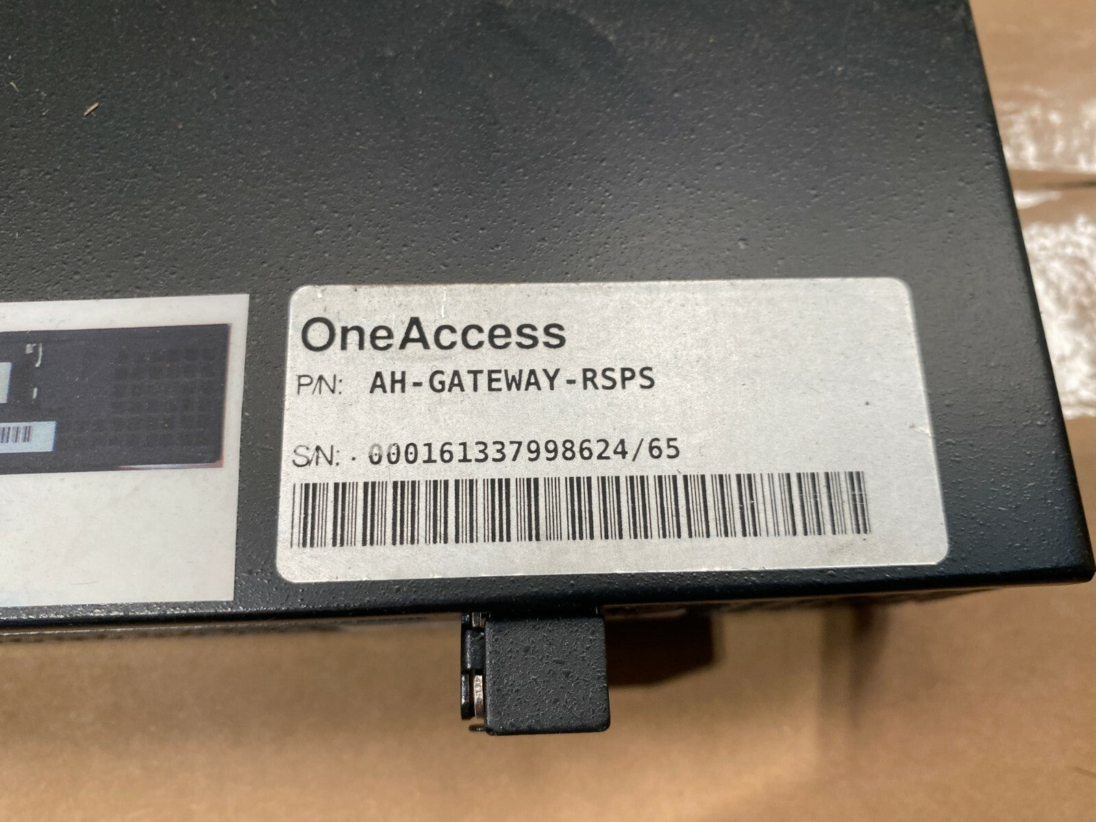 OneAccess UDgateway AH-GATEWAY-RSPS  VPN