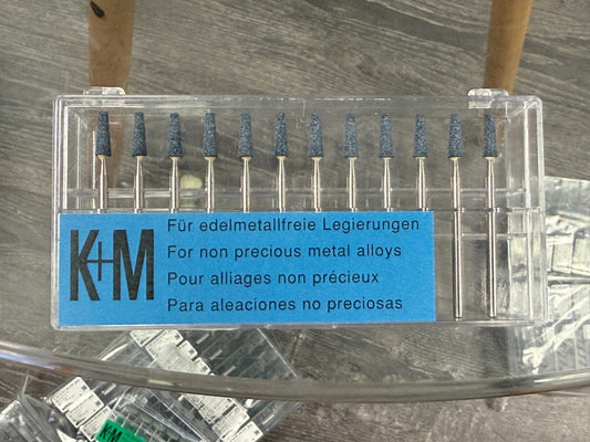 K+M652.HP.035.BLU – Lot 120 Fraises Jota Swiss Ø2,5 mm / Dental Burs H - KLR Automation