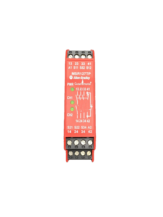ALLEN-BRADLEY MSR127TP GUARDMASTER 440R-N23132 C SAFETY RELAY