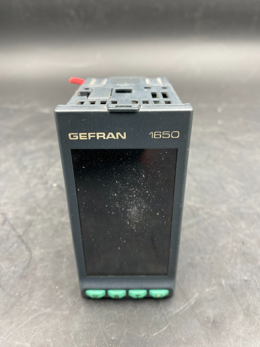 GEFRAN 1650 F304598 1650V - R - RRR - 0 - 1 - 02 - 5 - 00 - 00 - 1 - 00 DOUBLE LOOP PID CONTROLLER - KLR Automation