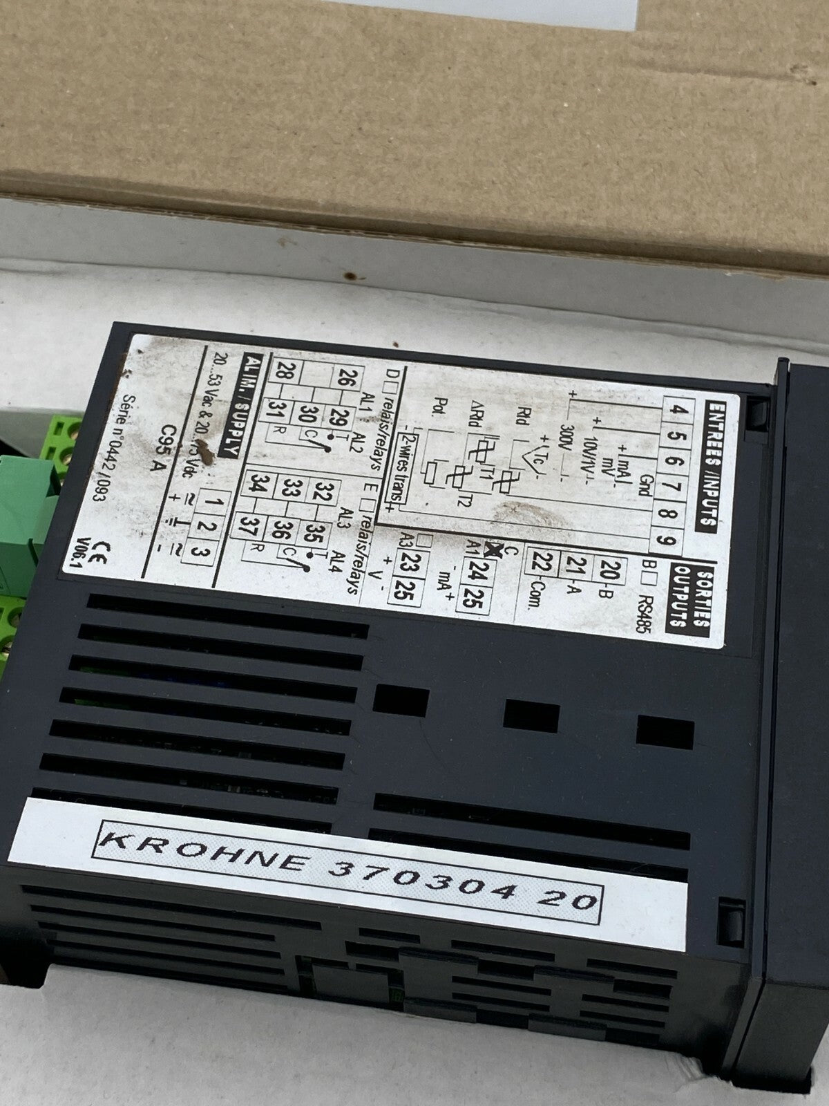Krohne C95 CI Digital panel meter