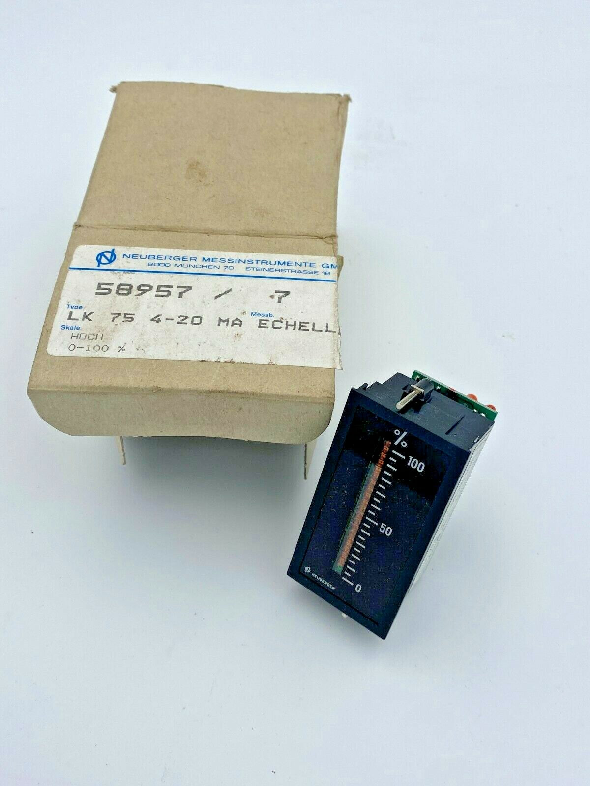neuberger messinstrumente gmbh 58957 / 7  Type  LK 75 R