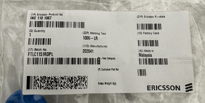 FINISAR FTLC1151RDPL 100GBASE - LR4 13xx nm LAN - WDM 10km ERICSSON INE 110 1067 x1p - KLR Automation