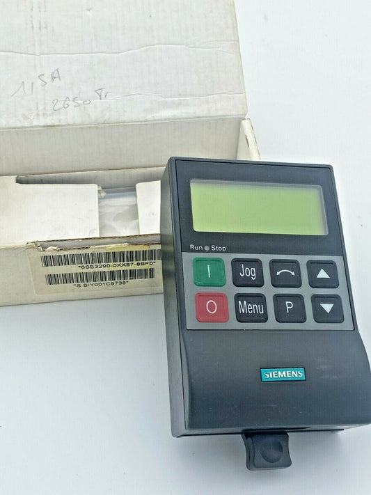 Siemens 6SE3290 - 0XX87 - 8BF0 Clear Text Display - KLR Automation