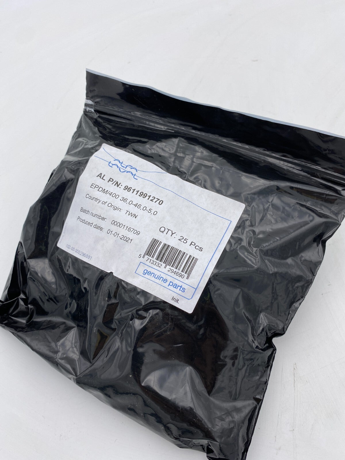 25pc x ALFA LAVAL SERVICE SEAL RING GASKET DN32 EPDM DIN 11851 9611991270