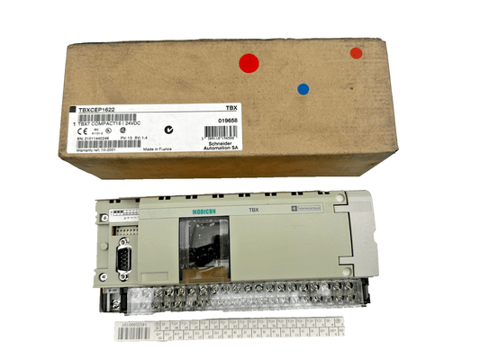 SCHNEIDER AUTOMATION TBXCEP1622 MODICON TBX7 COMPACT 16I 24VDC NEW OLD STOCK x1 - KLR Automation