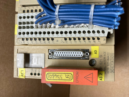 Siemens Simatic 6ES5 521-8MA22 + 482-8MA13 + 422-8MA11 + 441-8MA11 + 375-1LA21
