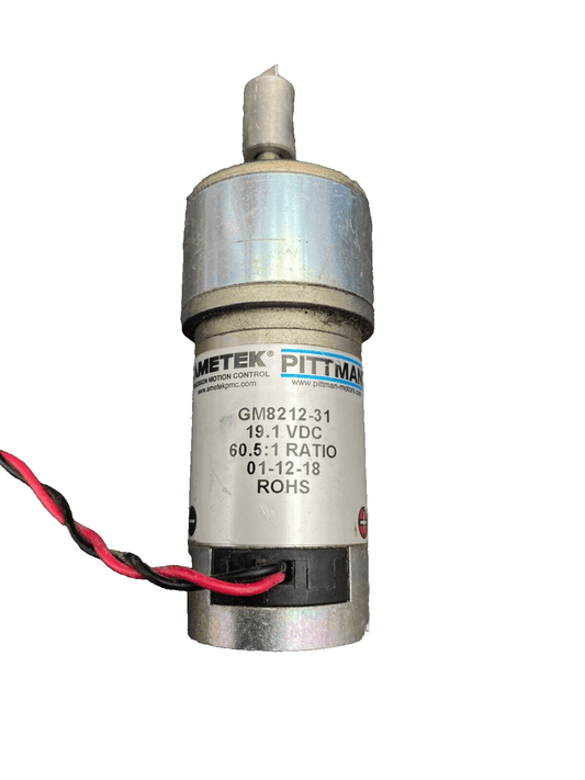 AMETEK PITTMAN GM8212 - 31 19.1 VDC 60.5:1 RATIO GEAR MOTOR - KLR Automation