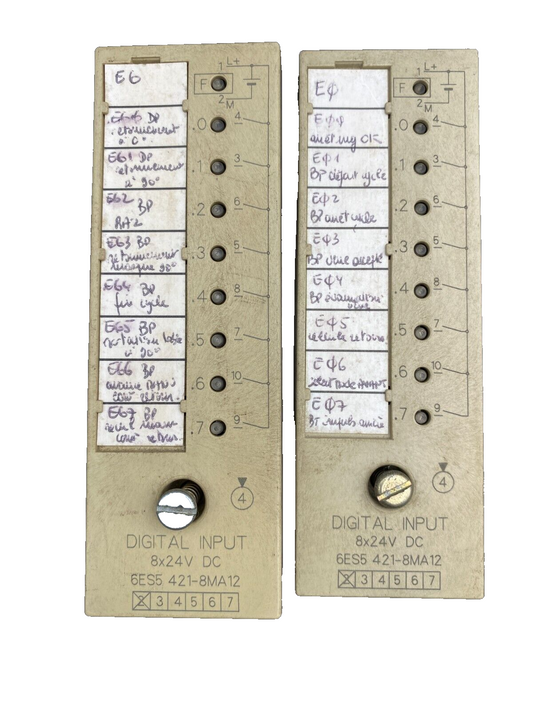 2 pc x SIEMENS SIMATIC S5 6ES5421-8MA12