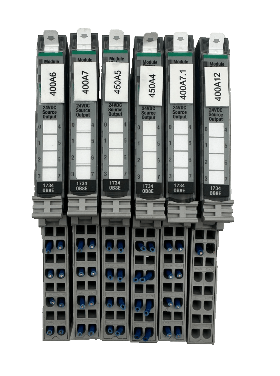 ALLEN BRADLEY 1734 - OB8E C 95723405 REV 01 OUTPUT MODULE x6pc - KLR Automation